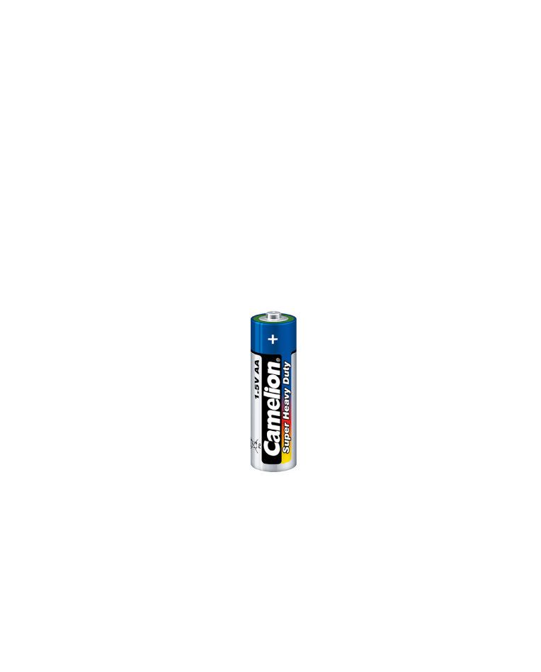 סוללת אבץ פחם AA 1.5V, חבילה של 20 יחידות - סוללות ומטענים באתר לדמרקט