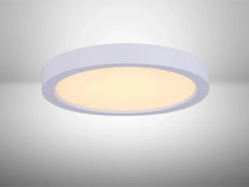 פאנל לד צמוד תקרה עגול במבחר גדלים - תצוגה 60 ס"מ לבן חם