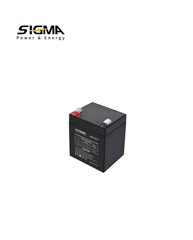 מצבר עופרת 12V 5A אטום - סוללות ומטענים באתר לדמרקט