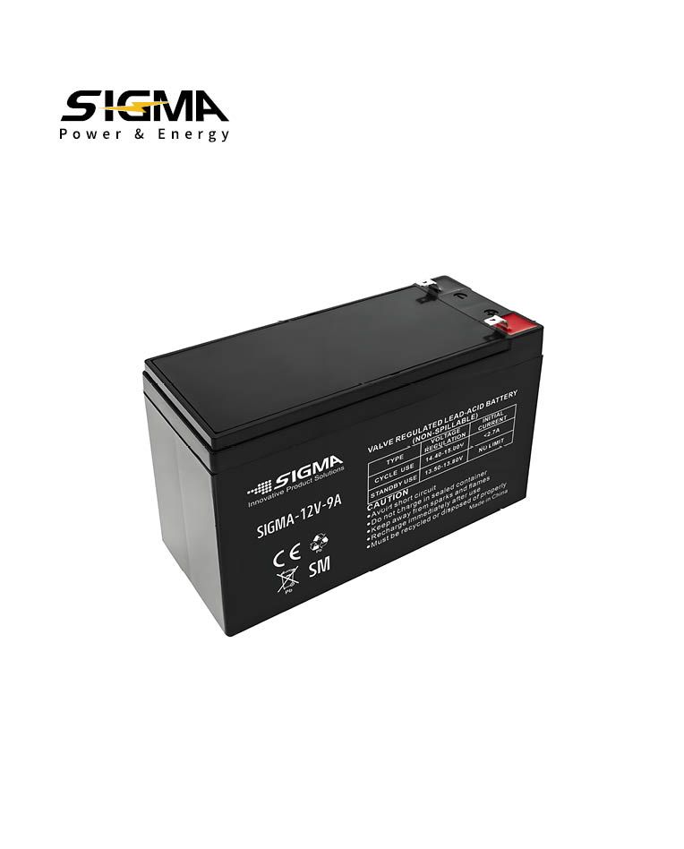מצבר עופרת 12V 9A - סוללות ומטענים באתר לדמרקט