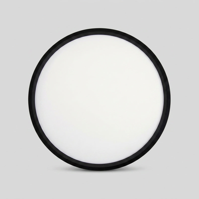 פאנל ELEMENT CCT שחור דק במיוחד מידה Ø300X23 מ"מ, OMEGA 28W - תאורה באתר לדמרקט