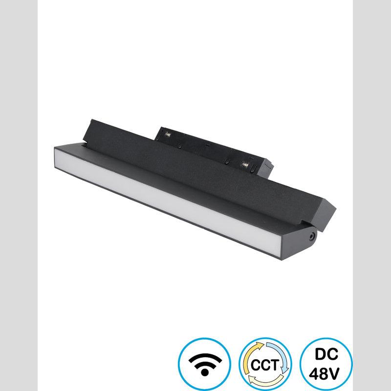 חלבי מגנטי מתכוונן שחור LINE WIFI MILKBOOK 18W - Magnetic Lighting Track System באתר לדמרקט