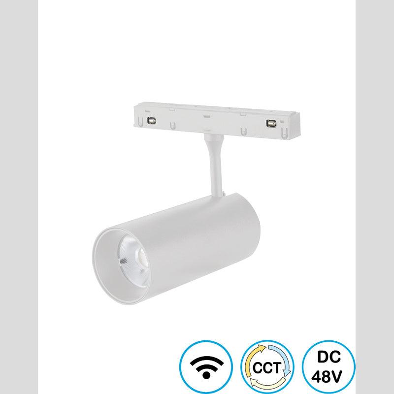 ספוט מגנטי מתכוונן לבן LINE WIFI SPOT 20W - Magnetic Lighting Track System באתר לדמרקט