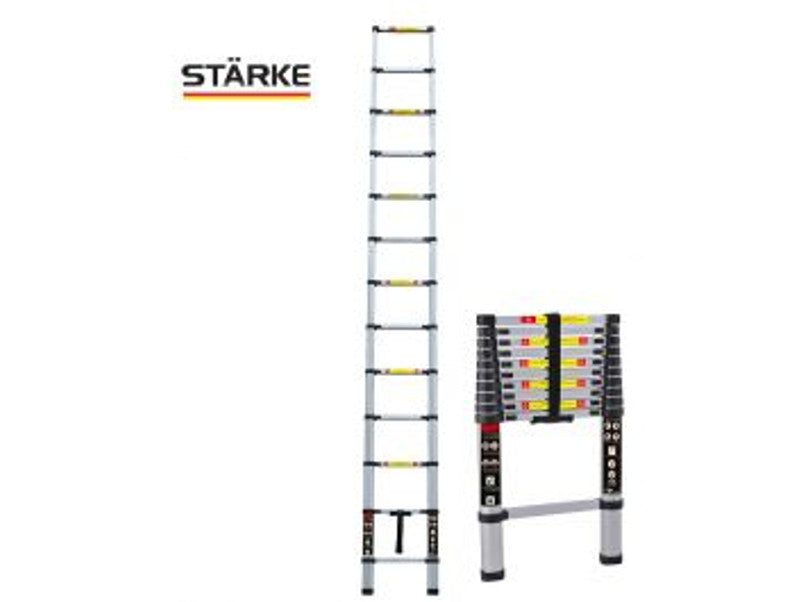 סולם אלומיניום FOLD טלסקופי, 3.8 מ', תוצרת STARKE