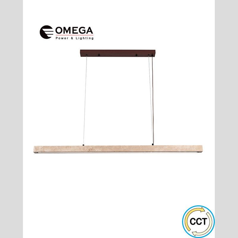 Lungo גוף תלוי טרוורטין 30W CCT - תאורה באתר לדמרקט