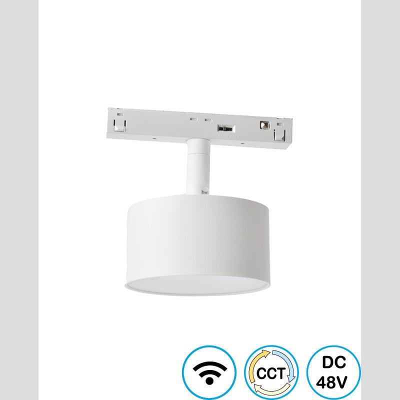 גוף מגנטי מתכוונן לבן LINE WIFI FLOOD 12W - Magnetic Lighting Track System באתר לדמרקט