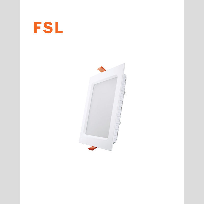 פאנל FSL מרובע שקוע 6W - תאורה באתר לדמרקט