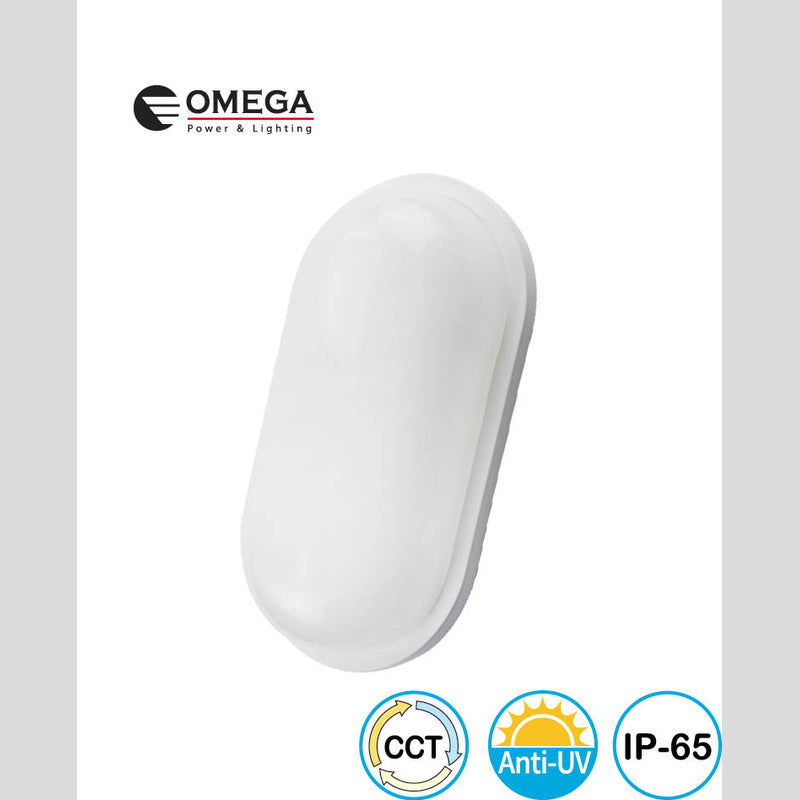 פלפון חוץ IP65 BULK UV 3CCT צ.תקרה\חומה 15W אליפסה - תאורה באתר לדמרקט