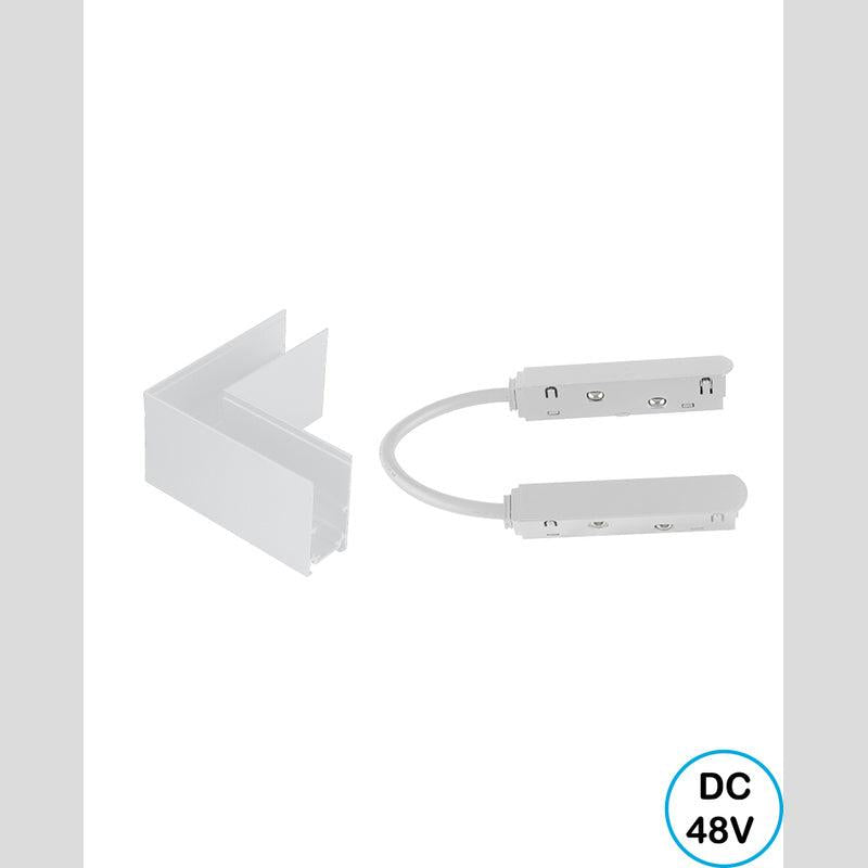 מחבר זוויתי L ע.הטיח לבן LINE - Magnetic Lighting Track System באתר לדמרקט