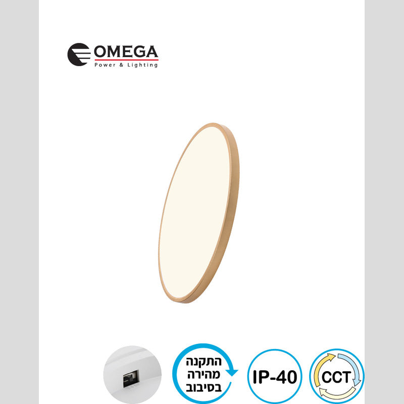 NEXT 30W כפתור CCT - Flush Mount Ceiling Light באתר לדמרקט