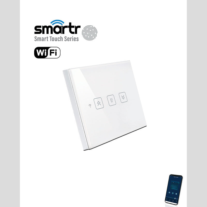 מפסק תריס לבן TOUCH WIFI - טיימרים ומוצרי WIFI באתר לדמרקט