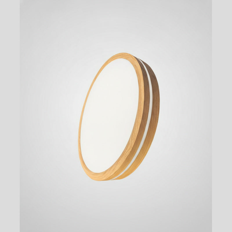 פלפון IP65 55W MONO SLIM ,עץ,OMEGA 3CCT, Ø380X40 - תאורה באתר לדמרקט