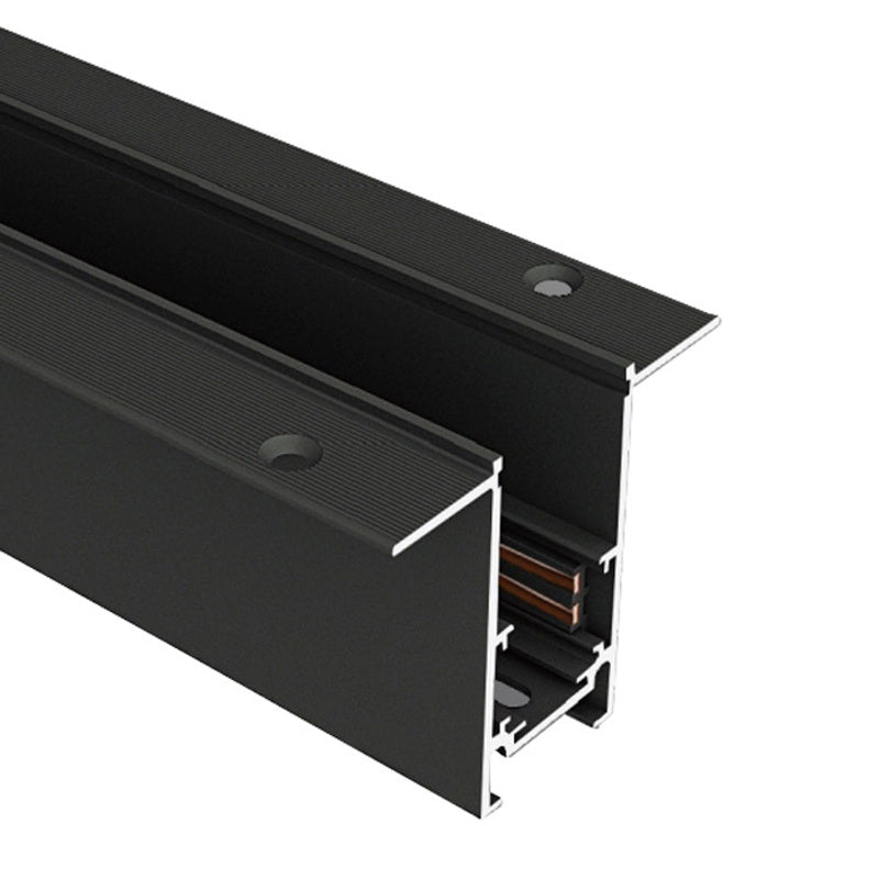 פס מגנטי TRIMLESS שחור 3 מטר כולל סופיות - Magnetic Lighting Track System באתר לדמרקט