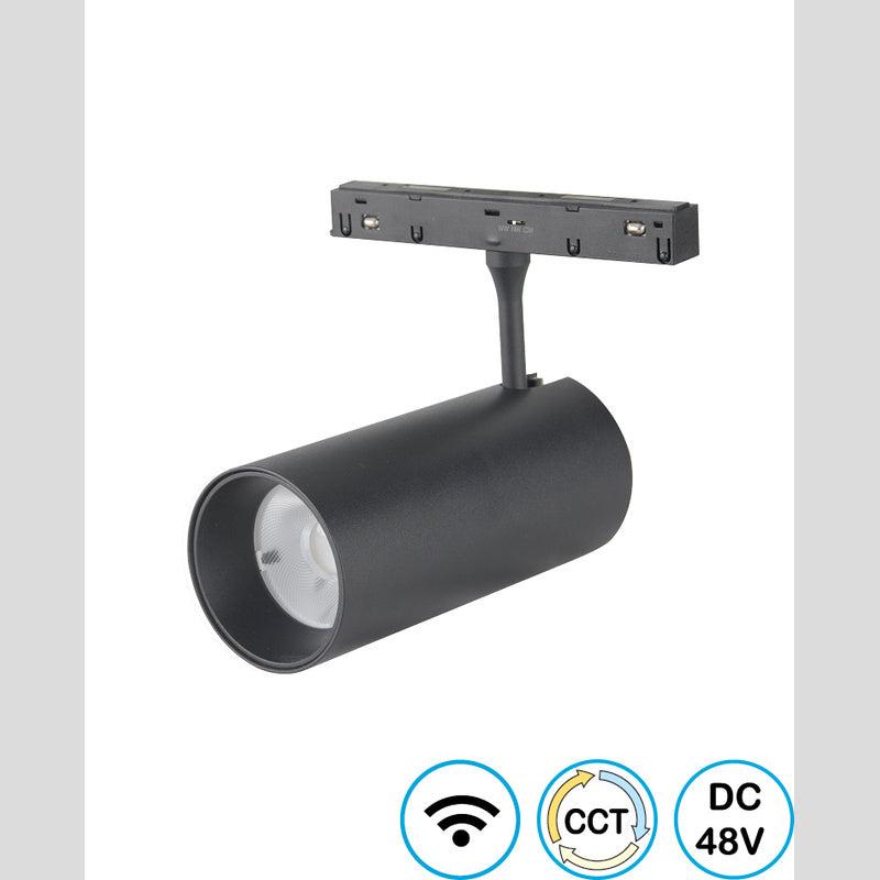 ספוט מגנטי מתכוונן שחור LINE WIFI SPOT 30W - Magnetic Lighting Track System באתר לדמרקט
