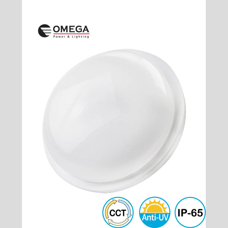 פלפון חוץ IP65 BULK 3CCT צ.תקרה\חומה 25W עגול - תאורה באתר לדמרקט