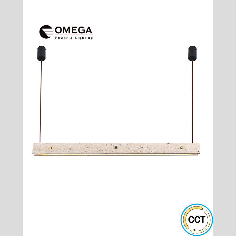 Linea גוף תלוי טרוורטין 30W CCT - תאורה באתר לדמרקט