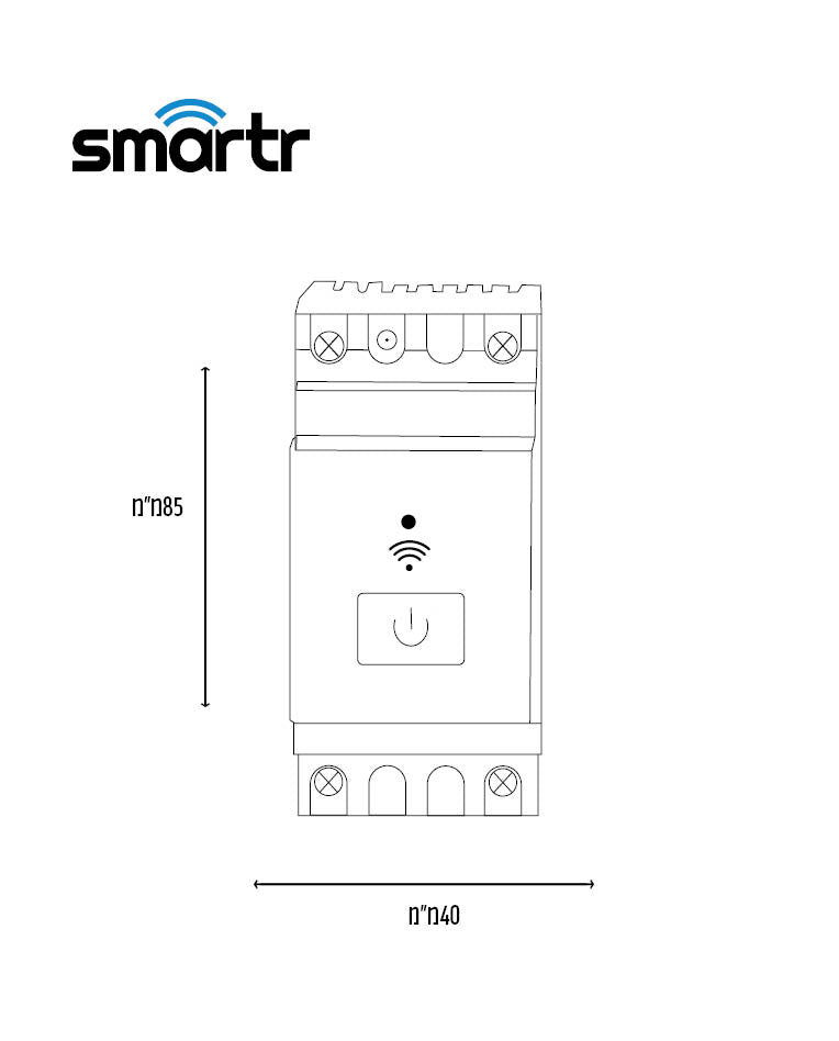 מתג חכם חד פאזי DIN WIFI ללוח חשמל 3,500W - טיימרים ומוצרי WIFI באתר לדמרקט