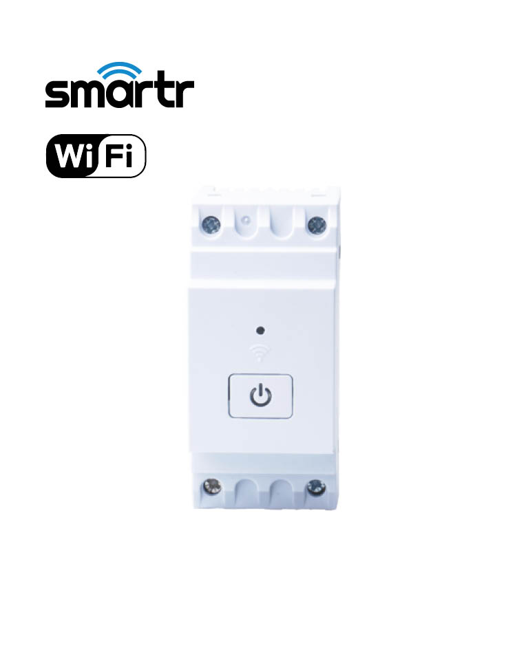 מתג חכם חד פאזי DIN WIFI ללוח חשמל 3,500W - טיימרים ומוצרי WIFI באתר לדמרקט