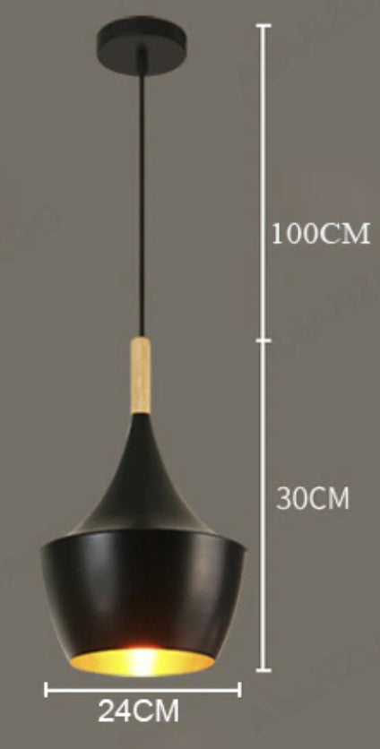 מנורת תלייה RETRO NORDIC בצבע שחור