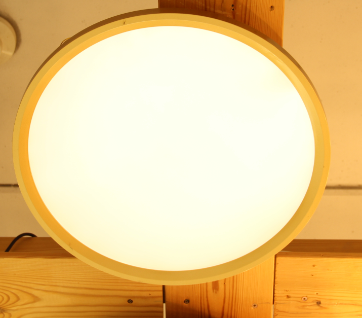 מנורה צמודת תקרה  SURFACE מרחף + שלט + 3 גווני אור מובנים + דימר